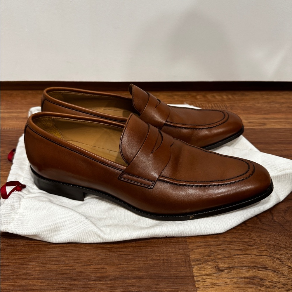To Boot New York Tesoro Cognac Leather Slip-Ons